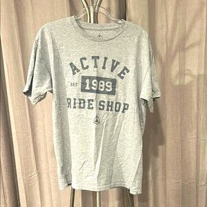 Active Ride‎ Shop Gray Short Sleeve Tee